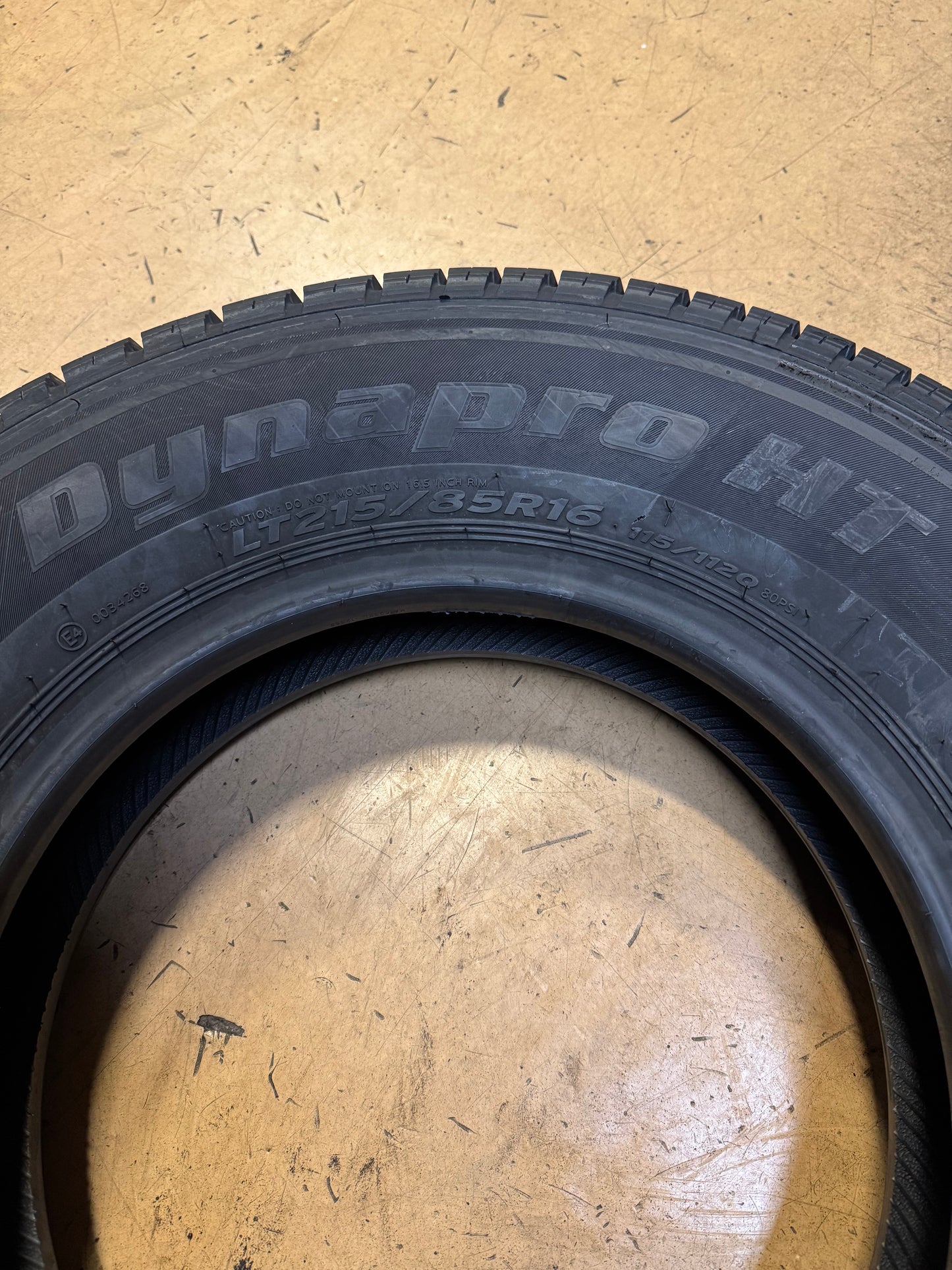 HANKOOK DYNAPRO HT RH12 BSW LT 215 85 16 115/112Q 10PLY HIGHWAY TERRAIN TIRE 2001832