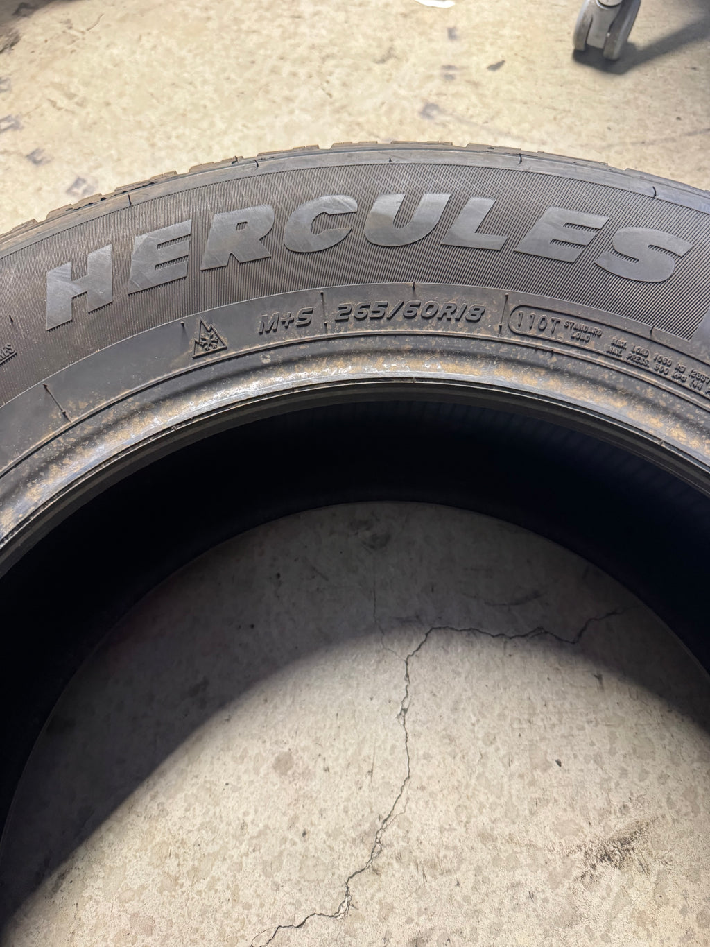 2 NOS HERCULES AVALANCHE XUV BSW P 265 60 18 110T WINTER TIRE 03130