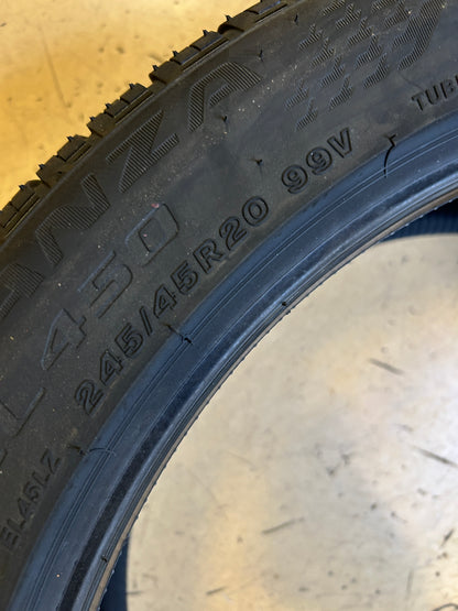 BRIDGESTONE TURANZA EL450 RFT BSW P 245 45 20 99V ALL SEASON TIRE 008860
