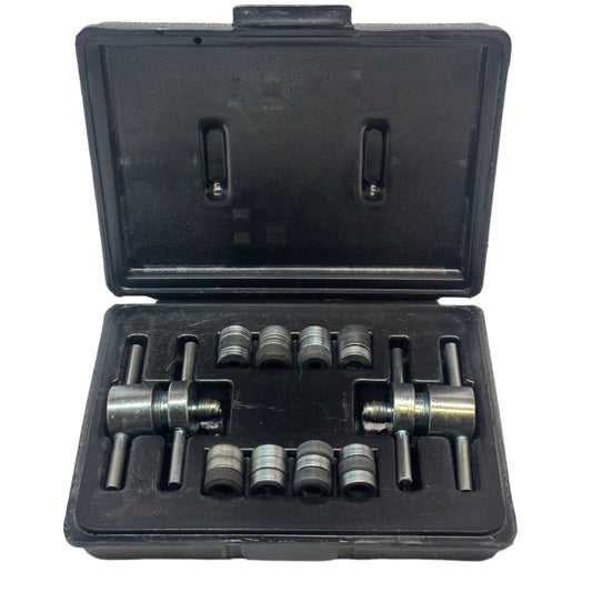 ROBINAIR PROCESS TUBE ADAPTER KIT FOR 3/16", 1/4", 5/16", 3/8" COPPER TUBING 12458