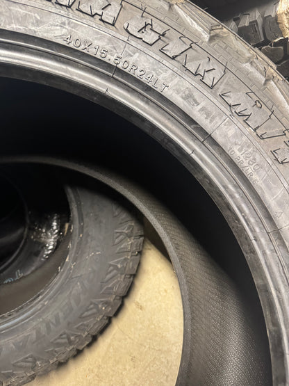 NOS FEDERAL COURAGIA M/T BSW LT 40 15.5 24 128Q 10PLY MUD TERRAIN TIRE 462GDAFA