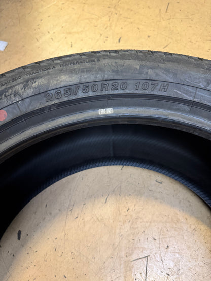 NOS YOKOHAMA GEOLANDAR A/T G015 BSW P 265 50 20 107H ALL TERRAIN TIRE 110101620