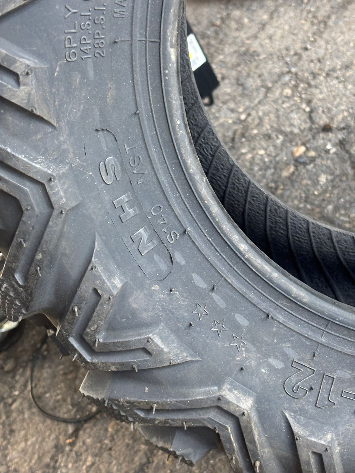 NOS SUNF POWER A033 BSW AT 24 8 12  6PLY ATV/UTV TIRE 240812