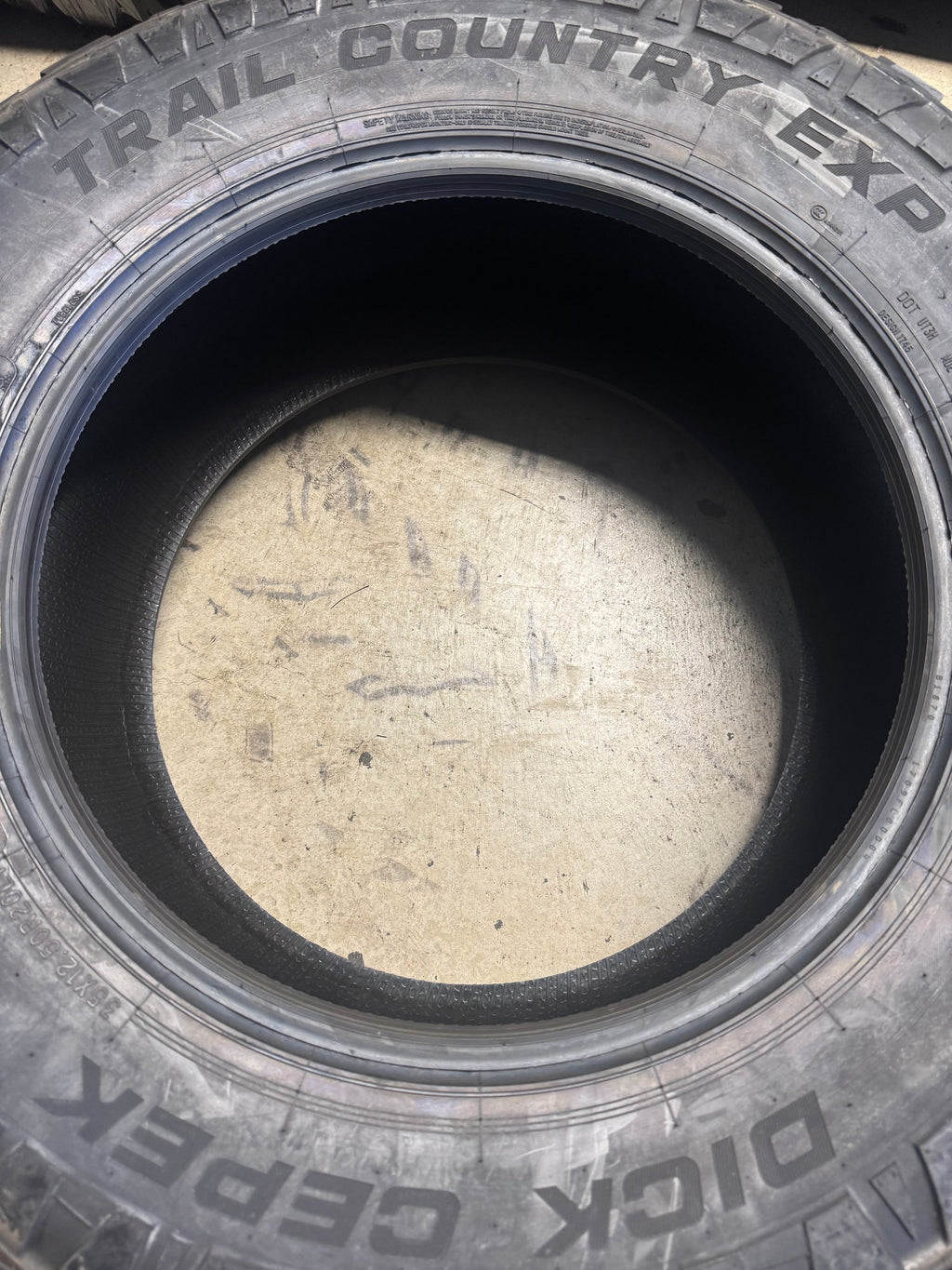 2 NOS DICK CEPEK TRAIL COUNTRY EXP BSW LT 35 12.5 20 121Q 10PLY TIRE 90000034247