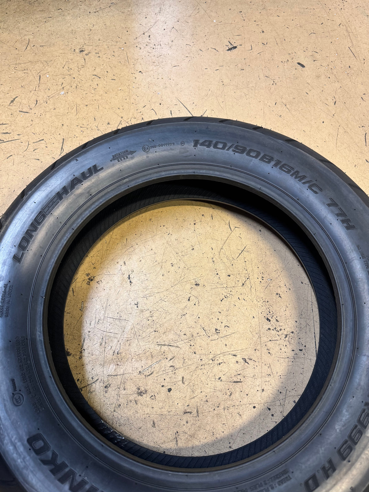 SHINKO SR999 HD LONG HAUL BSW 140 90 16 77H REAR MOTORCYCLE TIRE 874915
