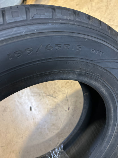 NOS 2 GOODYEAR ASSURANCE BSW P 195 65 15 91T SL ALL SEASON TIRE 407477374