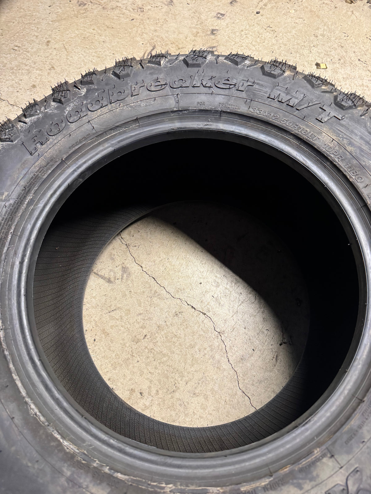 2 XCELLENT ROADBREAKER M/T BSW LT 33 12.5 18 118Q 10PLY MUD TERRAIN TIRE EM0012
