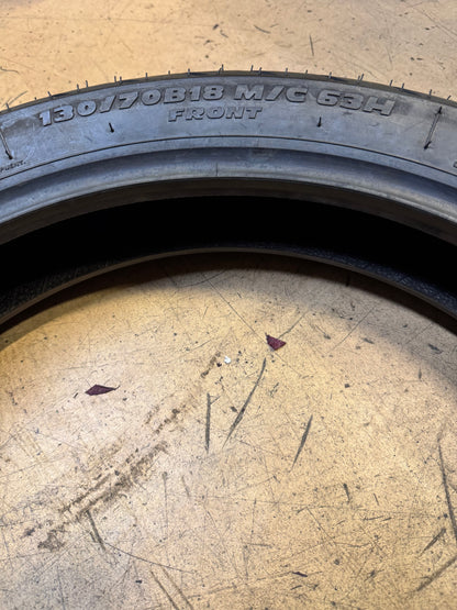 NOS METZELER ME888 MARATHON ULTRA BSW  130 70 18 63H FRONT MOTORCYCLE TIRE 4194600