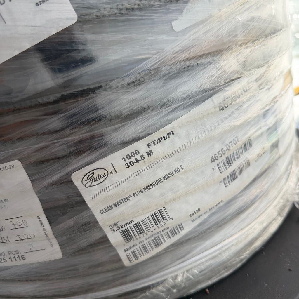 GATES 3/8XLGRL 1000FT CLEAN MASTER PLUS PRESSURE WASH HOSE 6000 46560707
