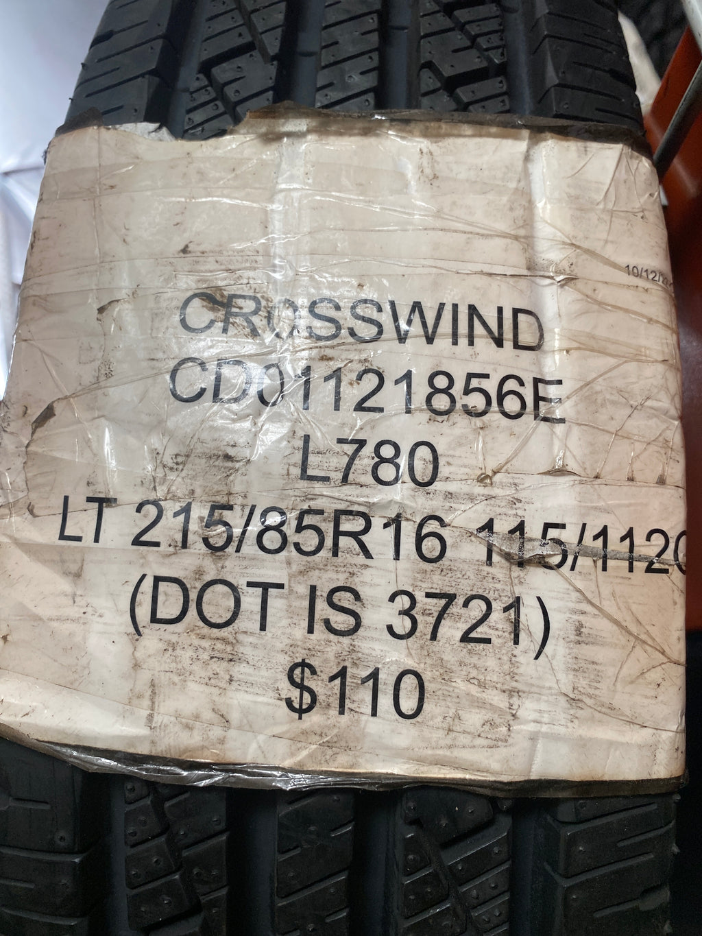 CROSSWIND LTR L780 BSW LT 215 85 16 115Q  HIGHWAY  TIRE CD01121856E