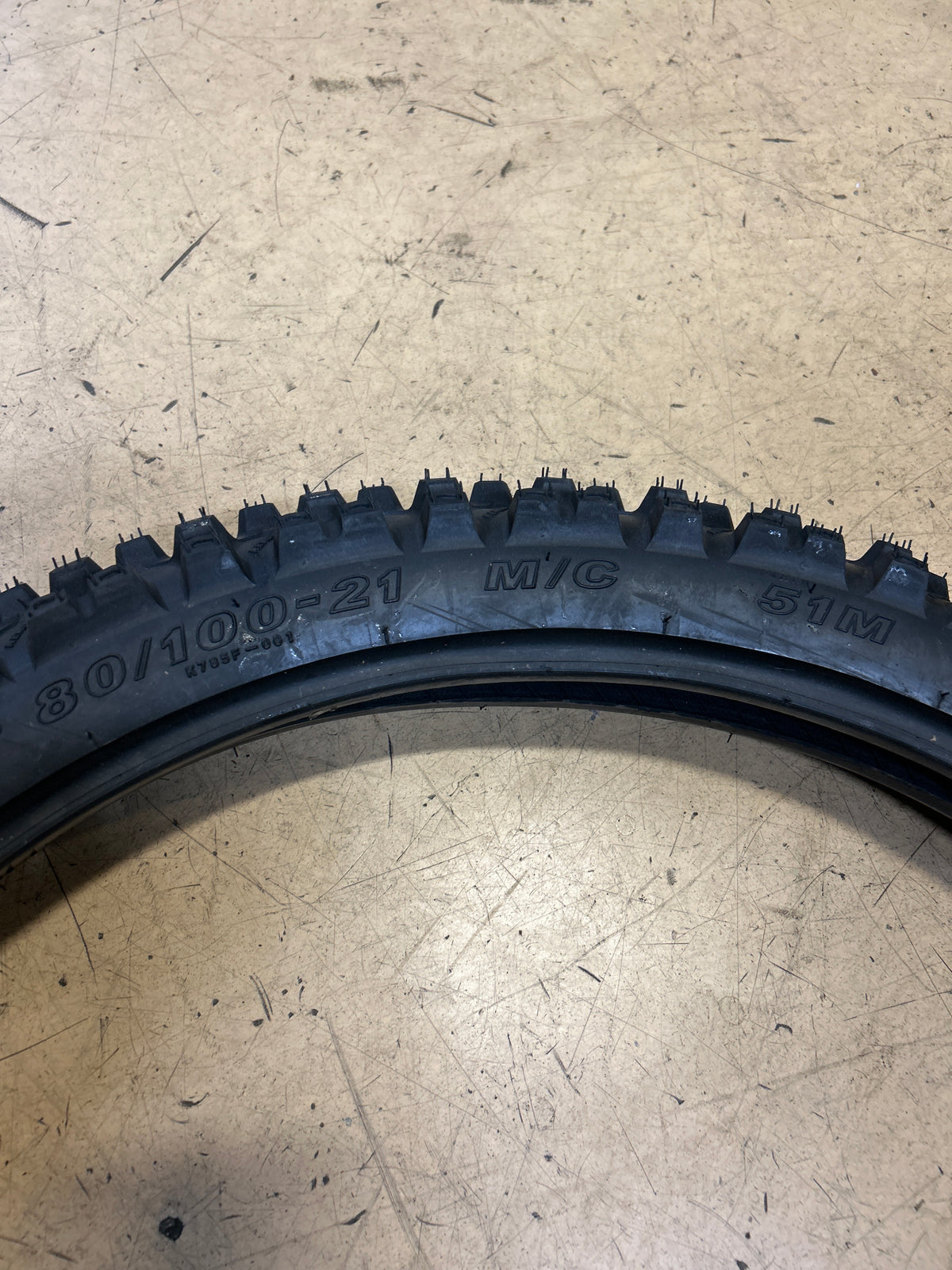 KENDA MILLVILLE II K785F 80 100 21 51M FRONT DIRT BIKE TIRE 047852130B0