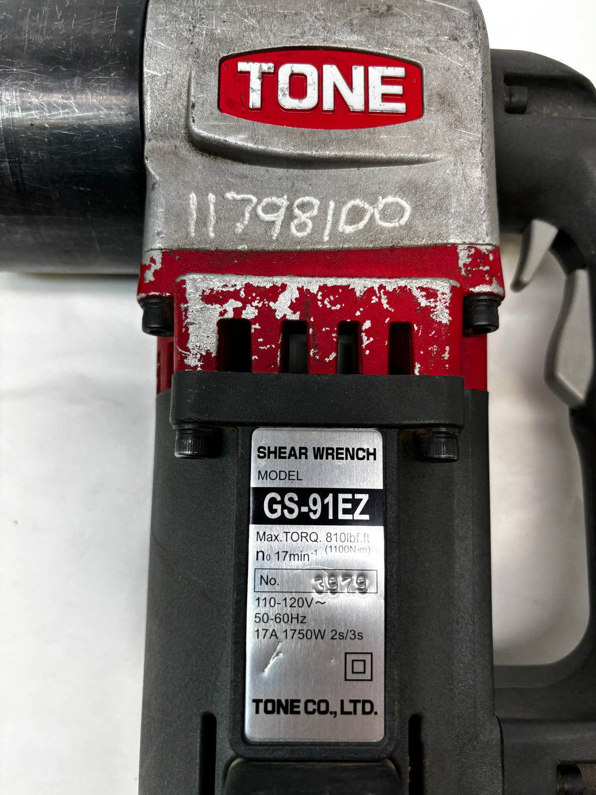TONE ELECTRIC SHEAR WRENCH GS-91EZ TONE WRENCH GS-91EZ 11798100