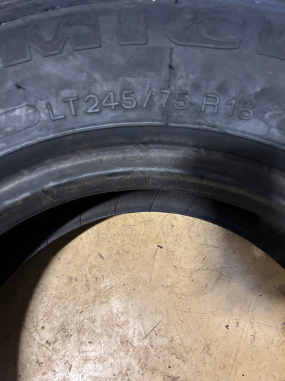 MICHELIN XPS RIB BSW LT 245 75 16 10PLY ALL SEASON TIRE 26848