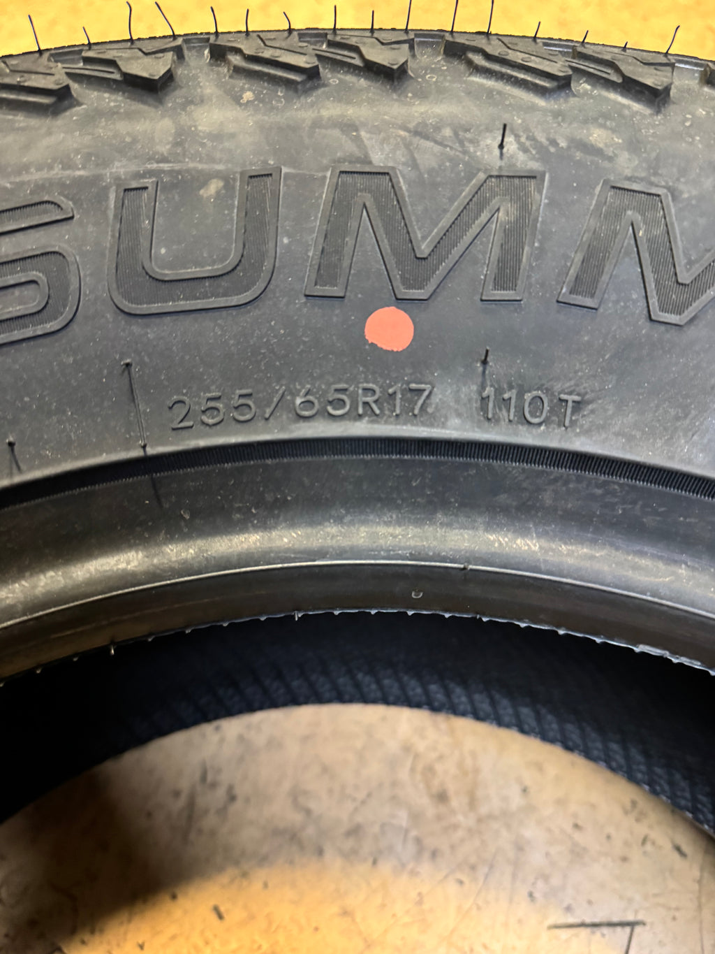 SUMMIT TRAIL CLIMBER AT02 BSW P 255 65 17 110T ALL TERRAIN TIRE 20906
