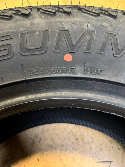 SUMMIT TRAIL CLIMBER AT02 BSW P 255 65 17 110T ALL TERRAIN TIRE 20906