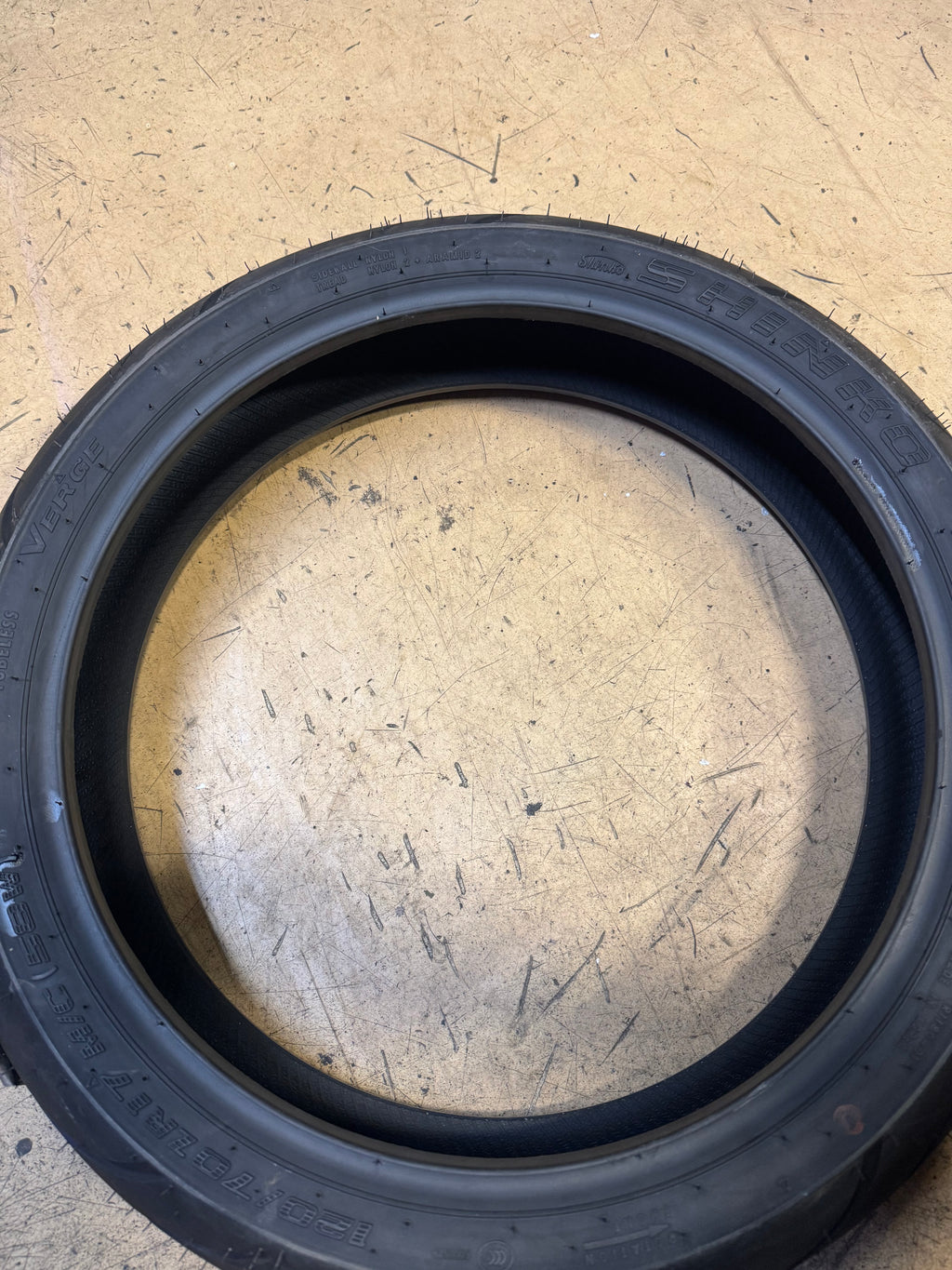SHINKO 011 VERGE BSW 120 7017 58W FRONT MOTORCYCLE TIRE 874081