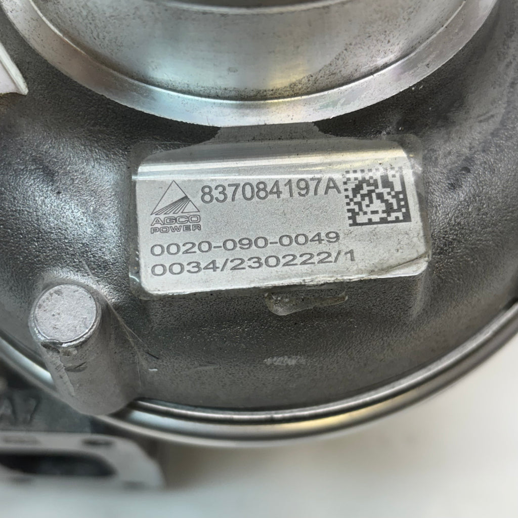 AGCO POWER TURBOCHARGER 837084197A 0020-090-0049