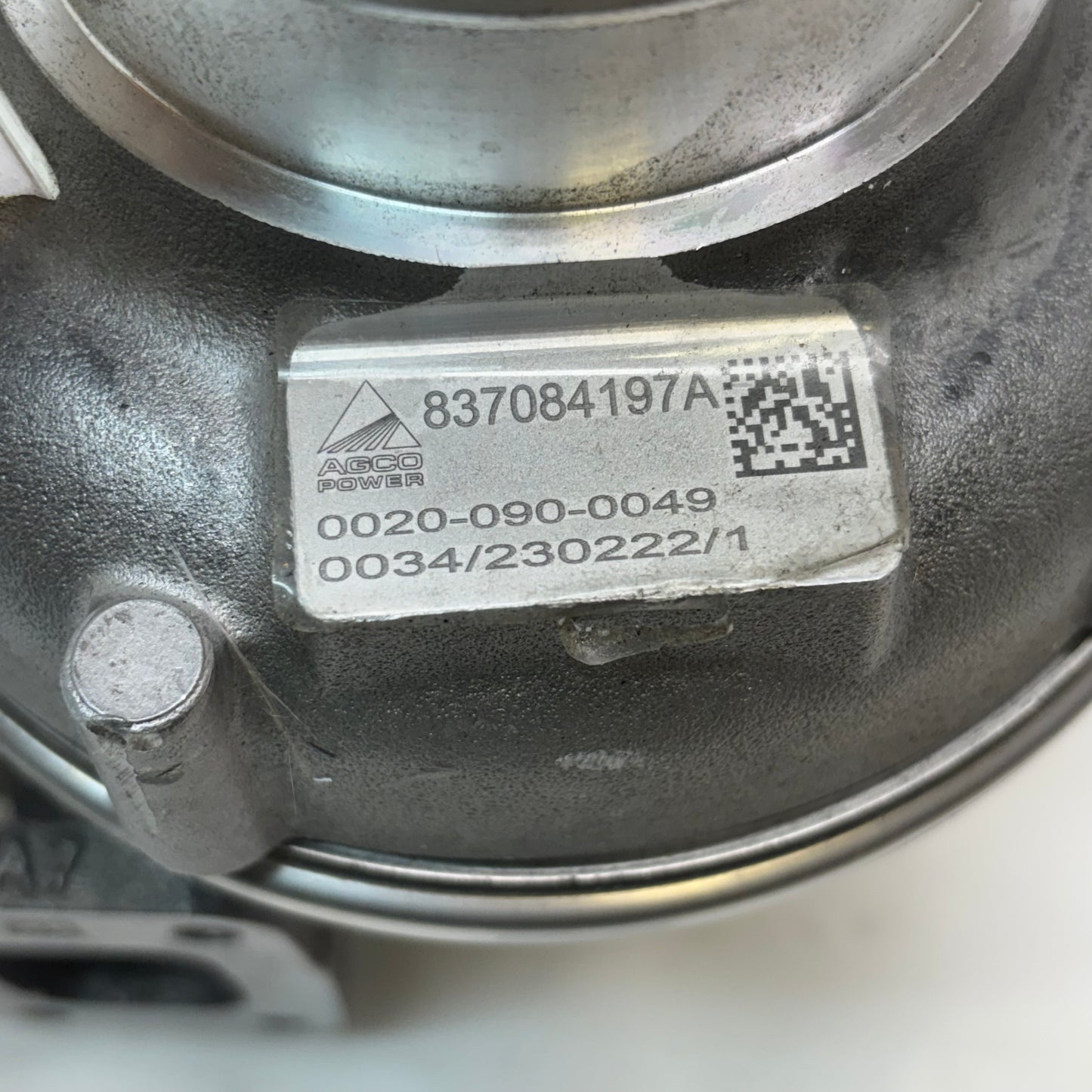 AGCO POWER TURBOCHARGER 837084197A 0020-090-0049