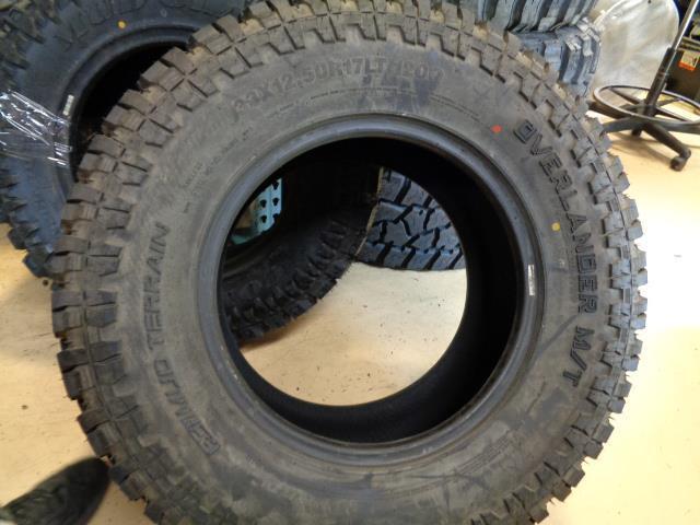 DTO ROUGH COUNTRY OVERLANDER M/T BSW LT 33 12.5 17 120Q LRE 10PLY TIRE 97010124