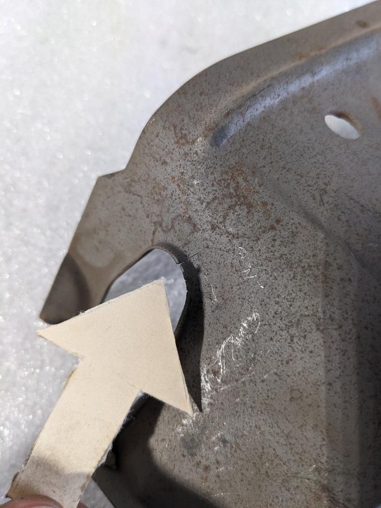 PORSCHE 53906639 LEFT ENGINE TIN COVER PLATE FOR PORSCHE 356/912 NEW R24T4