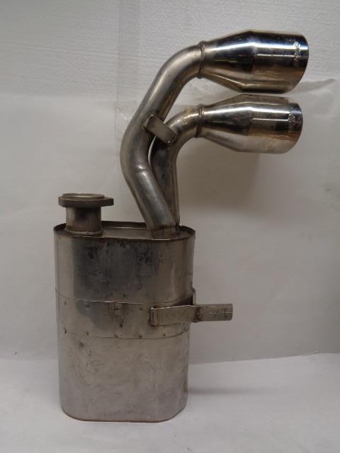 BORLA REAR LEFT/DRIVER SIDE MUFFLER DUAL EXHAUST TIPS 2.75" INLET 3.5" OUTLET