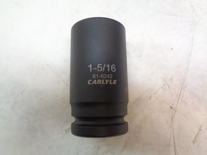 CARLYLE NPT 610411 SOCKET SET 3/4 IN SAE 17PC NEW R22