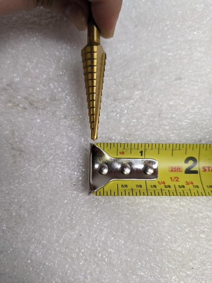 BOSCH 2610918959 TITANIUM STEP DRILL BIT 1/8"-1/2" DIA. 3" OAL NEW R22T5