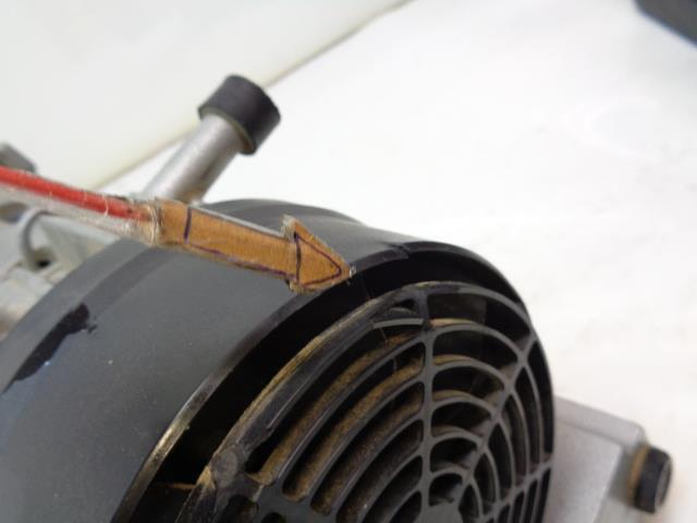 USED BALDOR 0613 911 768 FLASS F INDUSTRIAL MOTOR 250/460V 1740 R.P.M. R33