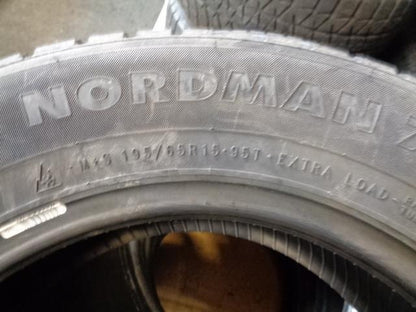 4 NOKIAN NORDMAN 7 STUDLESS P 195 65 15 95T SNOW WINTER TIRES T430034 BQ1