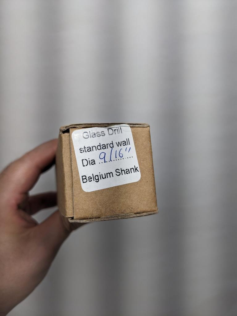 CRL HBT916 378438 9/16" HBT BELGIAN THREAD ELECTRO-FORMED DIAMOND DRILL NEW D0