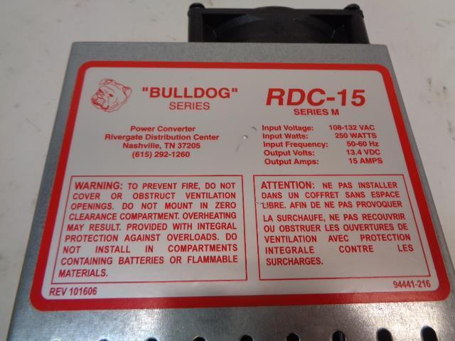 NEW RIVERGATE RDC-15 BULLDOG POWER SUPPLY/CHARGER 15A  R4TE