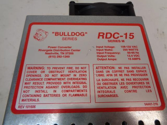 NEW RIVERGATE RDC-15 BULLDOG POWER SUPPLY/CHARGER 15A  R4TE