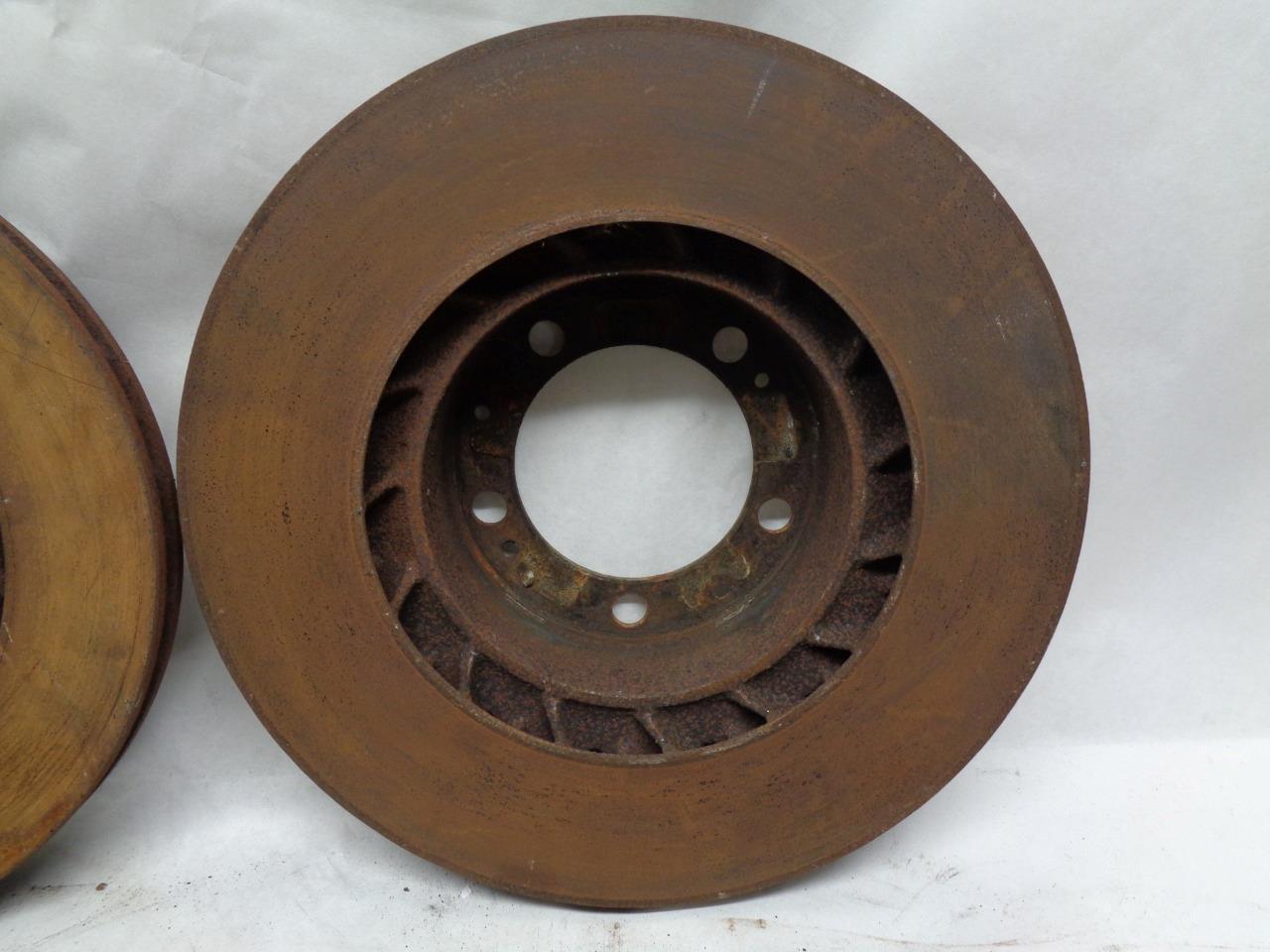FULL SET USED GENUINE PORSCHE 928 92-95 DISC BRAKE ROTORS 928 351 045 01