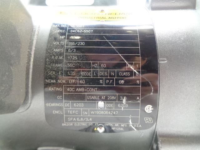 BALDOR RELIANCE INDUSTRIAL MOTOR CL3501  HYDRAULIC  PUMP H1