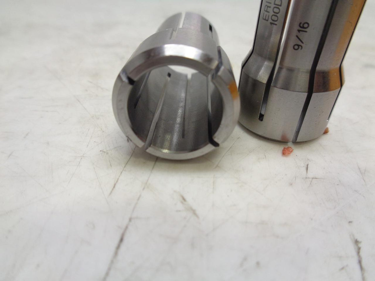 ONE PAIR NEW KENNAMETAL ERICKSON COLLETS 9/16" 100DA0562 5388CD7 R22T2