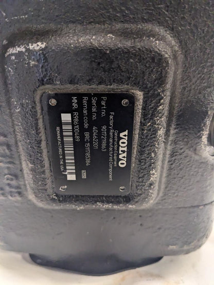 REMANUFACTURED GENUINE VOLVO 9017219863 OEM HYDRAULIC AXIAL PISTON PUMP BSRG8