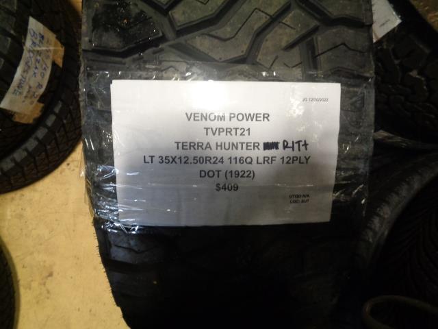 1 VENOM POWER TERRA HUNTER R/T + LT 35 12.5 24 116Q LRF 12PLY TIRE TVPRT21 SU7