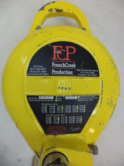 FRENCH CREEK PRODUCTION SELF-RETRACTING LIFELINE 50FT GALVANIZED CABLE R50SS H2