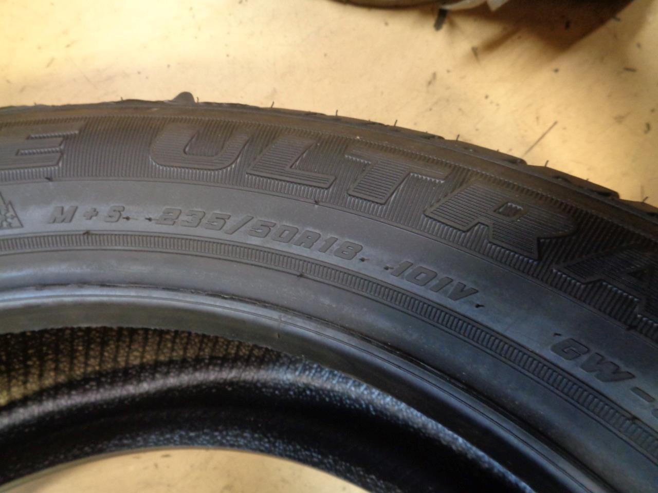 1 NEW TIRE GOODYEAR ULTRA GRIP 235 50 18 101V XL 166041528