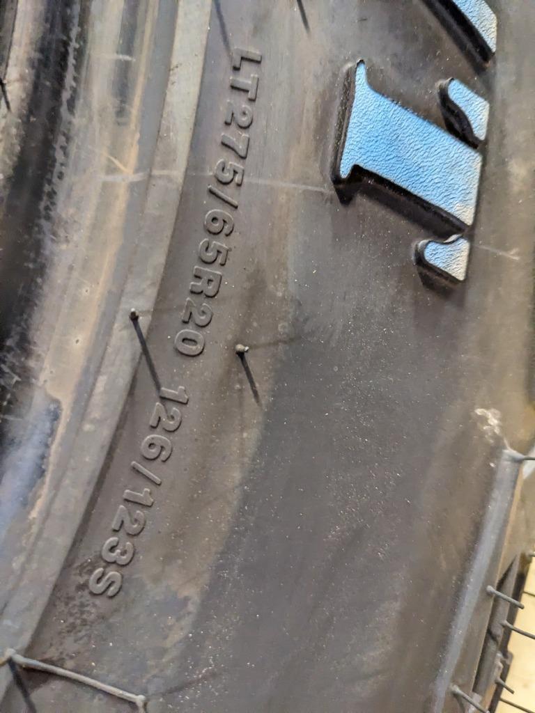 GLADIATOR X COMP A/T RWL LT 275 65 20 126/123S LRE 10PLY TIRE 1932360673 CQ3