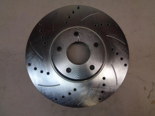 CENTRIC C-TEK DRILLED/SLOTTED DISC BRAKE ROTOR FOR INFINITI 121.42080 L1