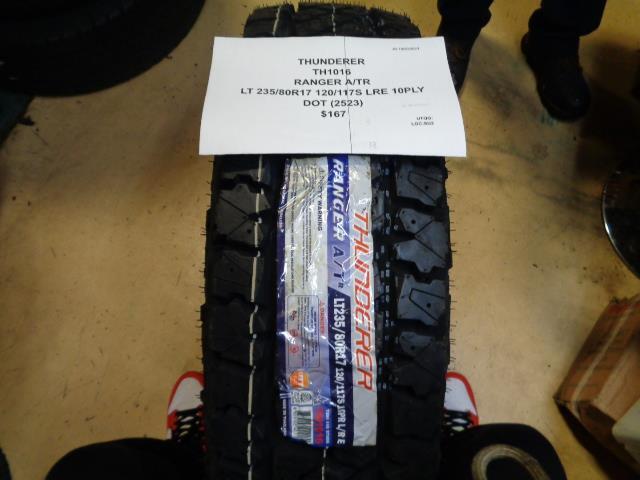 THUNDERER RANGER A/TR LT 235 80 17 120/117S LRE 10PLY TIRE TH1016 BQ4