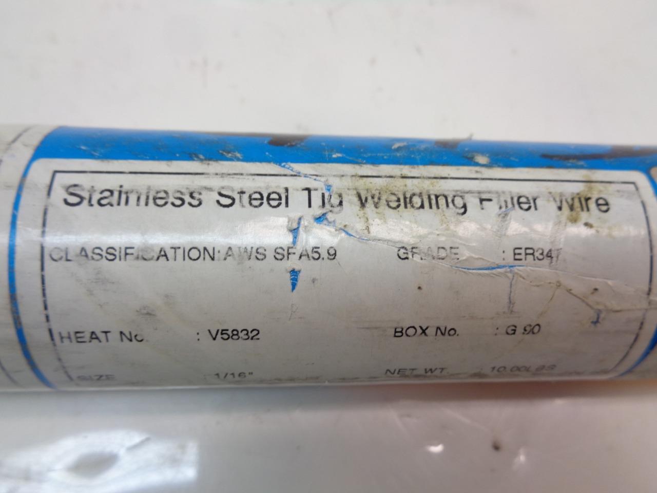 NEW AIMTEK STEEL WELDING FILLER WIRE ER347 GRADE 1/16"x36" 321 PIECES SR