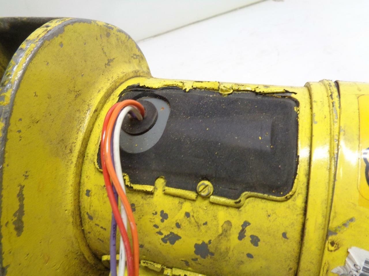 USED DAMAGED BUDGIT MAN GUARD 1/2 TON CHAIN HOIST BEH2616 115V 16FPM SPEED H1