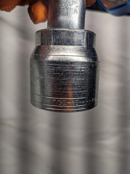 1 PACK OF 4 EATON 1-1/16"x12" 90° ELBOW HYDRAULIC HOSE FITTINGS 16-22 R10