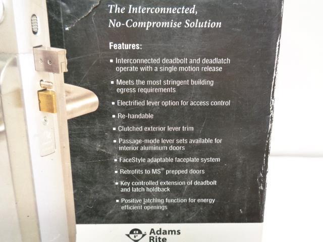 ADAMS RITE DUAL FORCE 2190 DARK BROWN INTERCONNECTED DEADBOLT LOCK ASSEMBLY R29