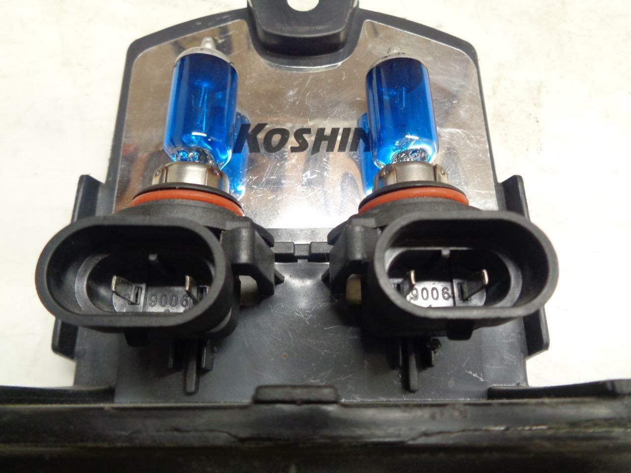 USED SPYDER KOSHIN HALOGEN HEADLIGHT BULB 12V 80W HB4 9006 (DAMAGED) SR