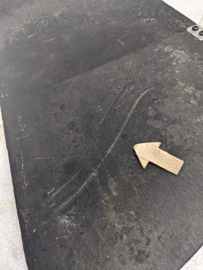 PORSCHE 928 UNDER DASH BLACK FUSE PANEL COVER USED R23