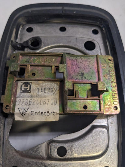 PORSCHE 944 INCOMPLETE EXTERIOR DOOR SIDE MIRROR FRAME 94473104101 USED R25