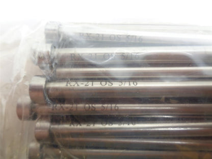 25 PACK OF REGAL COMPONENTS NITRIDED EJECTOR PINS ERX-21 +.005 L-10 R12TA